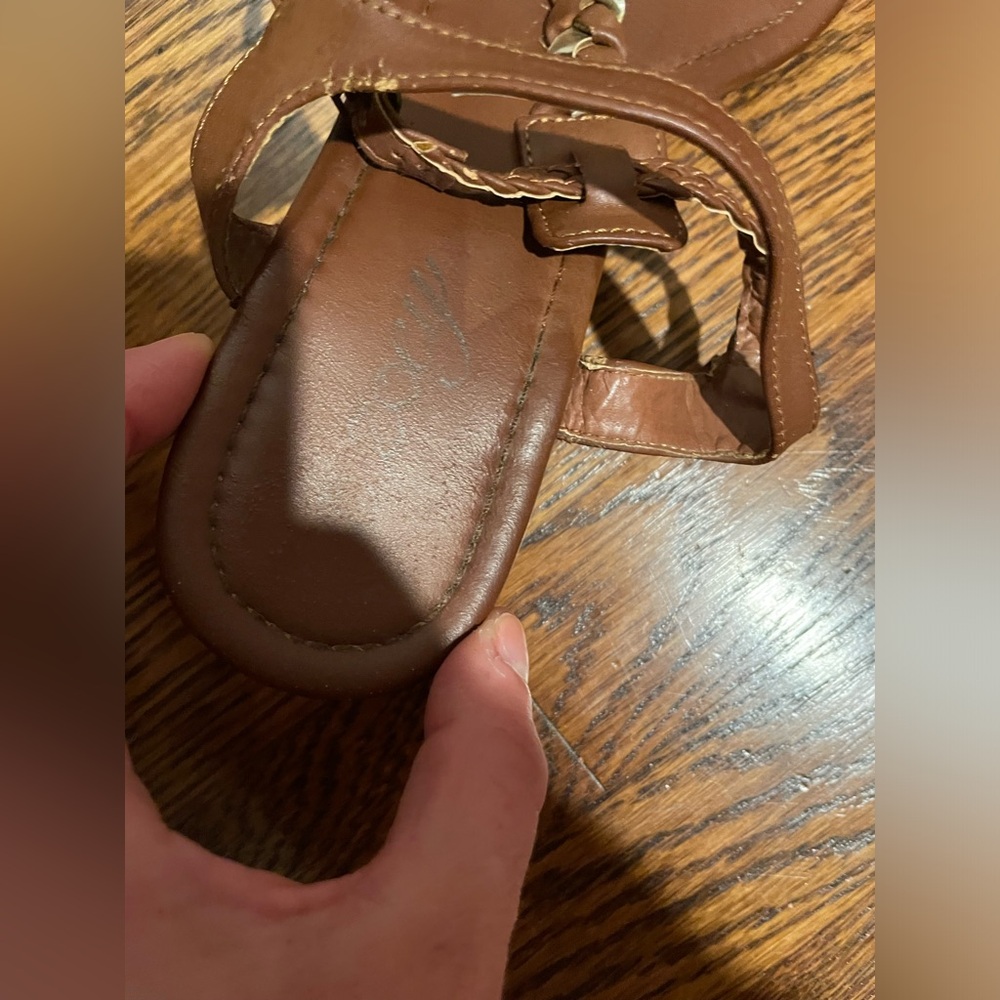 Zoey Gold Braided Sandal - Picture 9 of 9